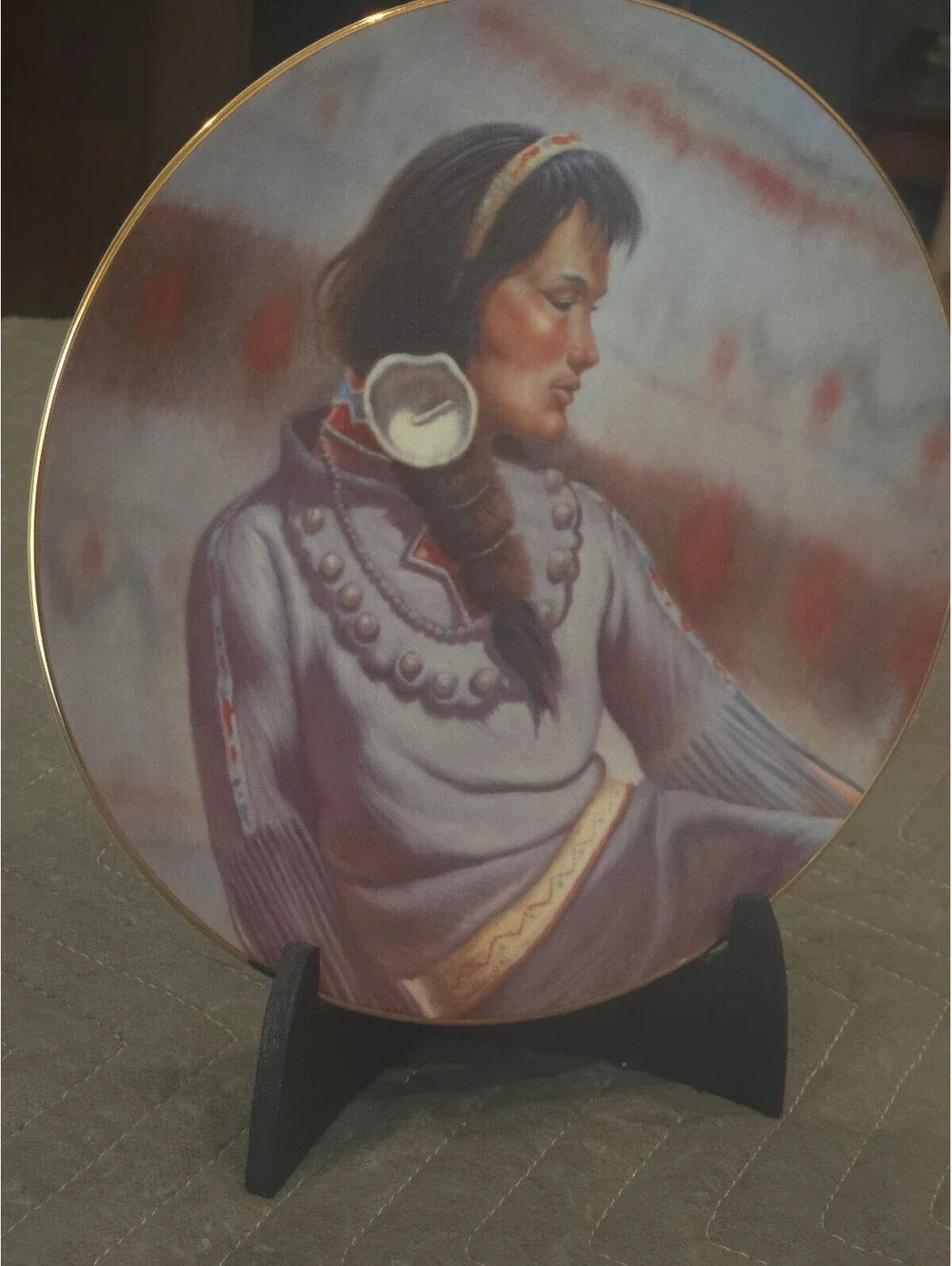 Minnehaha Limited Edition Collector's Plate by Gregory Perillo - The Princess